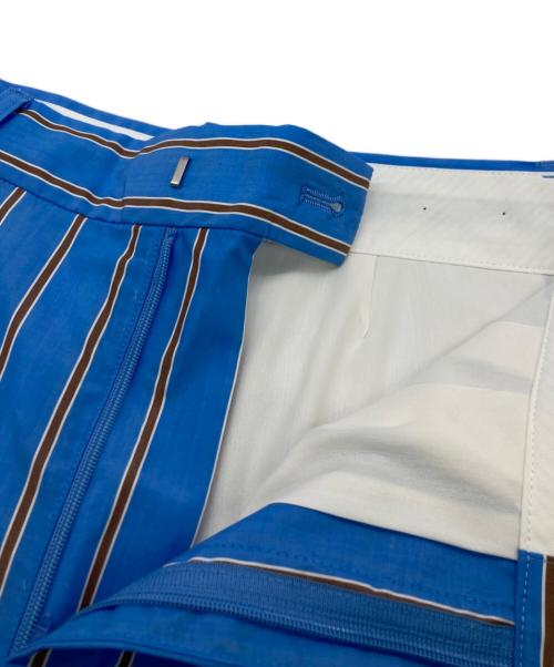 Adam et Rope（アダム エ ロペ）Adam et Rope (アダム エ ロペ) ストライプパンツ ブルー サイズ:38の古着・服飾アイテム