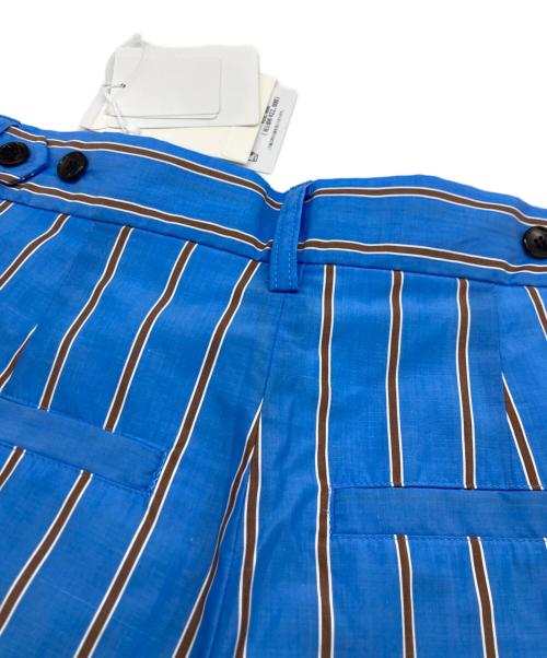 Adam et Rope（アダム エ ロペ）Adam et Rope (アダム エ ロペ) ストライプパンツ ブルー サイズ:38の古着・服飾アイテム