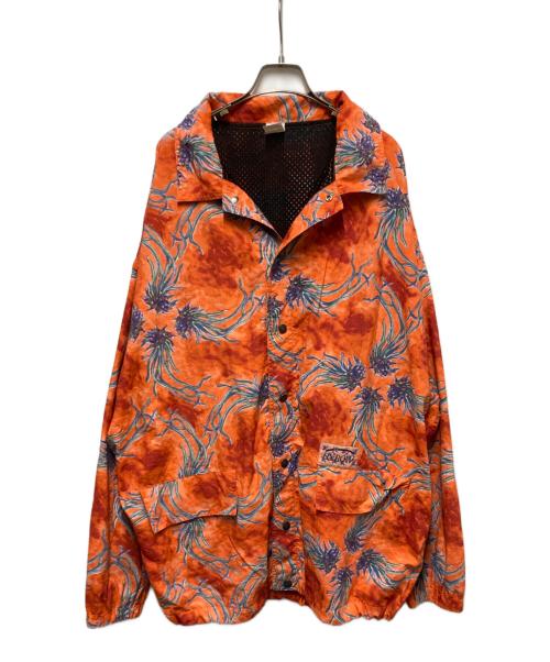 OXBOW（オックスボウ）OXBOW (オックスボウ) グラフィックナイロンジャケット オレンジ サイズ:XLの古着・服飾アイテム