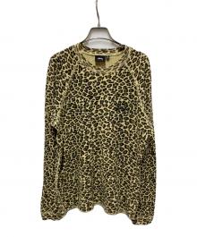 stussy（ステューシー）の古着「Leopard Thermal Long Sleeve」｜イエロー