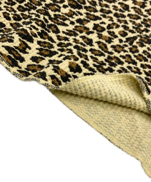 stussy（ステューシー）stussy (ステューシー) Leopard Thermal Long Sleeve イエロー サイズ:Sの古着・服飾アイテム