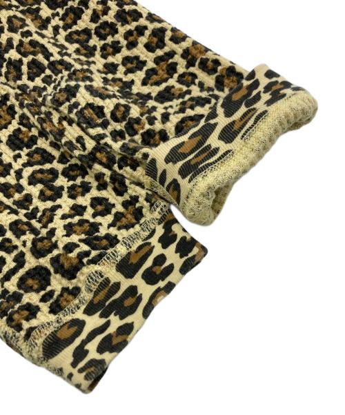 stussy（ステューシー）stussy (ステューシー) Leopard Thermal Long Sleeve イエロー サイズ:Sの古着・服飾アイテム
