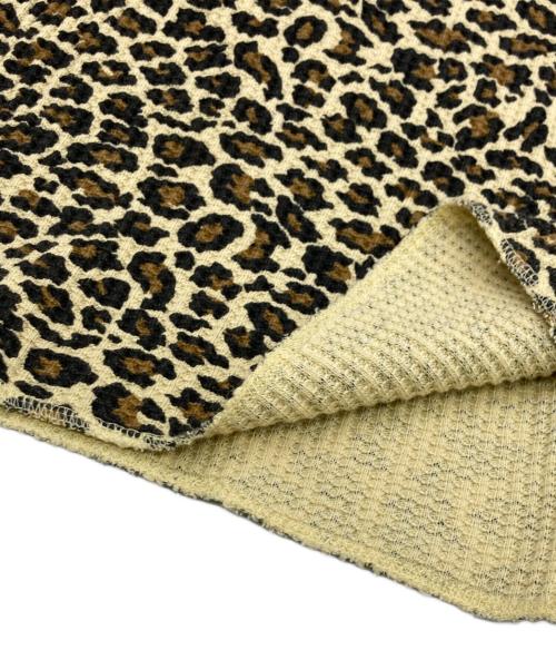stussy（ステューシー）stussy (ステューシー) Leopard Thermal Long Sleeve イエロー サイズ:Sの古着・服飾アイテム