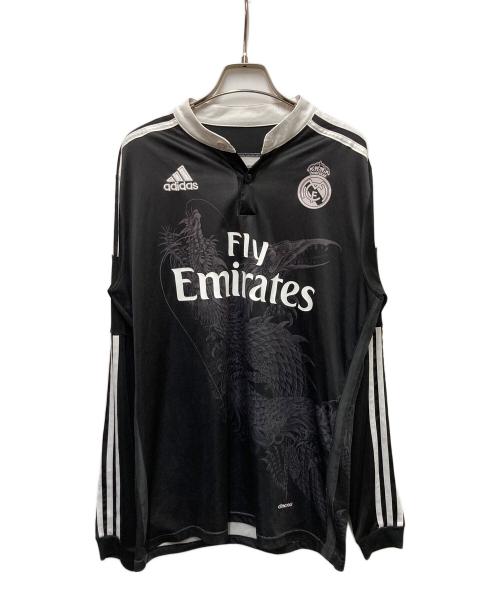 adidas（アディダス）adidas (アディダス) YOHJI YAMAMOTO (ヨウジヤマモト) ゲームシャツ ブラック サイズ:	SIZE 0の古着・服飾アイテム