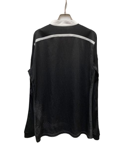 adidas（アディダス）adidas (アディダス) YOHJI YAMAMOTO (ヨウジヤマモト) ゲームシャツ ブラック サイズ:	SIZE 0の古着・服飾アイテム