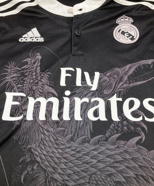 adidas（アディダス）adidas (アディダス) YOHJI YAMAMOTO (ヨウジヤマモト) ゲームシャツ ブラック サイズ:	SIZE 0の古着・服飾アイテム