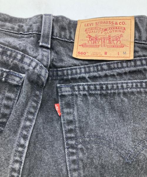 LEVI'S（リーバイス）LEVI'S (リーバイス) 90s 560ブラックデニムパンツ ブラック サイズ:9の古着・服飾アイテム
