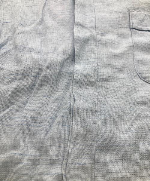 MONTE CARLO（モンテカルロ）monte carlo (モンテカルロ) ガーゼシャツ ブルー サイズ:XLの古着・服飾アイテム