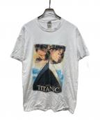 FREEZEフリーズ）の古着「TITANIC ムービープリントTシャツ」｜ホワイト