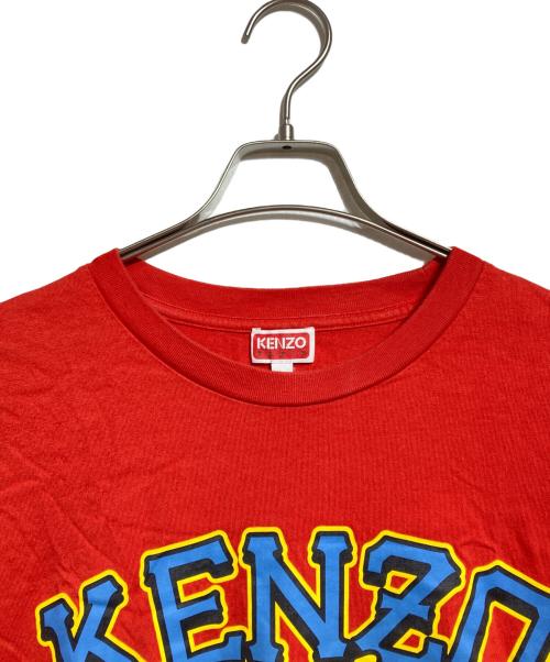 KENZO（ケンゾー）KENZO (ケンゾー) Tiger Varsity プリントTシャツ/Tiger Varsity Print T-Shirt オレンジ サイズ:Lの古着・服飾アイテム