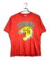 KENZO（ケンゾー）の古着「Tiger Varsity プリントTシャツ/Tiger Varsity Print T-Shirt」｜オレンジ