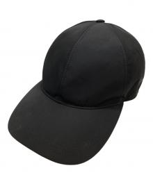 PRADA（プラダ）の古着「Re-Nylon ベースボールキャップ/Base Ball Cap」｜ブラック