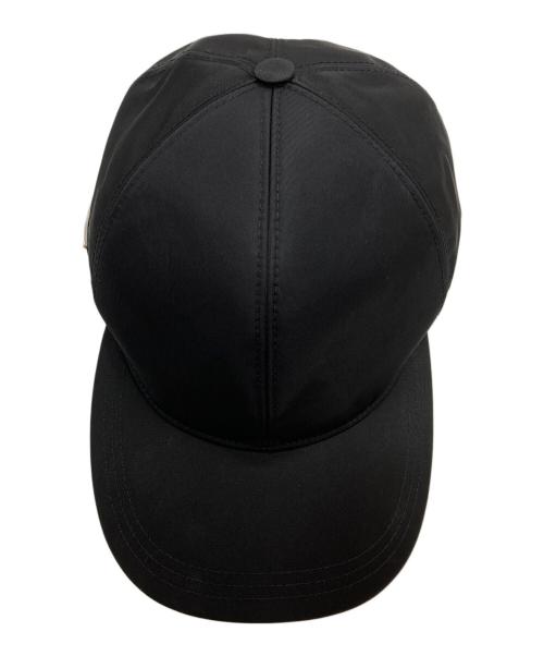 PRADA（プラダ）PRADA (プラダ) Re-Nylon ベースボールキャップ/Base Ball Cap ブラック サイズ:Mの古着・服飾アイテム