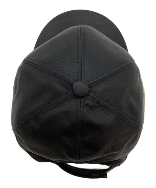 PRADA（プラダ）PRADA (プラダ) Re-Nylon ベースボールキャップ/Base Ball Cap ブラック サイズ:Mの古着・服飾アイテム
