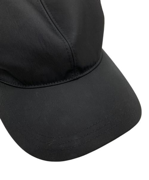 PRADA（プラダ）PRADA (プラダ) Re-Nylon ベースボールキャップ/Base Ball Cap ブラック サイズ:Mの古着・服飾アイテム