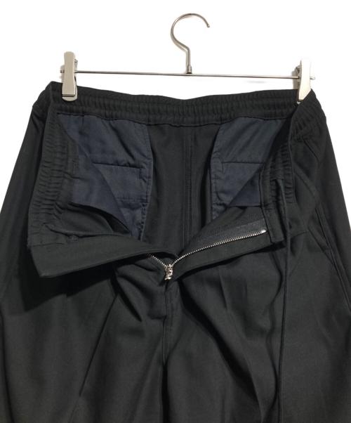 SOPHNET.（ソフネット）SOPHNET. (ソフネット) WIDE TAPERED 2TUCK EASY PANTS/ワイドテーパード 2タック イージーパンツ ブラック サイズ:Lの古着・服飾アイテム