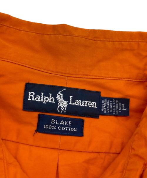 RALPH LAUREN（ラルフローレン）RALPH LAUREN (ラルフローレン) スモールポニー半袖ボタンダウンシャツ オレンジ サイズ:	SIZE Lの古着・服飾アイテム