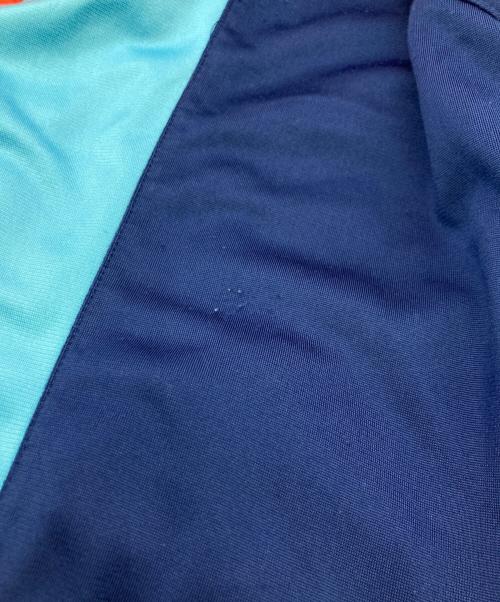 adidas（アディダス）adidas (アディダス) 80s-90s パネルフードトラックジャケット ブルー×レッド サイズ:-の古着・服飾アイテム