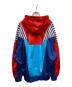 adidas (アディダス) 80s-90s パネルフードトラックジャケット ブルー×レッド サイズ:-：7000円