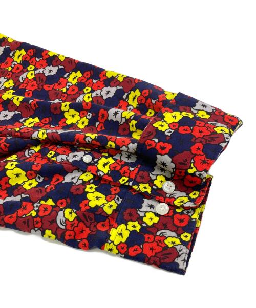 A BATHING APE（アベイシングエイプ）A BATHING APE (アベイシングエイプ) フラワーシャツワンピース レッド×ネイビー サイズ:SIZE Sの古着・服飾アイテム