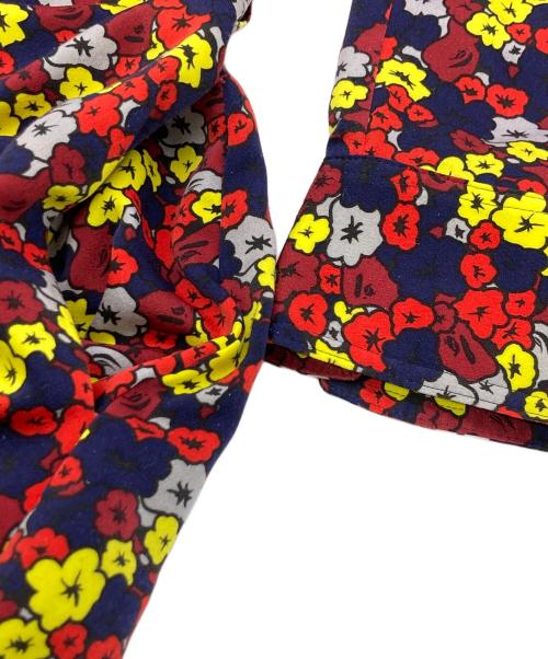 A BATHING APE（アベイシングエイプ）A BATHING APE (アベイシングエイプ) フラワーシャツワンピース レッド×ネイビー サイズ:SIZE Sの古着・服飾アイテム