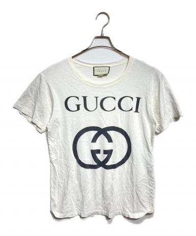 中古・古着通販】GUCCI (グッチ) インターロッキングプリントTシャツ