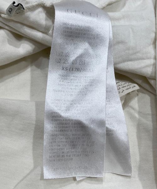 GUCCI（グッチ）GUCCI (グッチ) インターロッキングプリントTシャツ/Interlocking Print T-Shirt ホワイト サイズ:XSの古着・服飾アイテム
