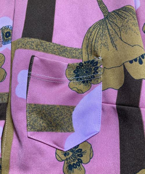 DOLCE & GABBANA（ドルチェ＆ガッバーナ）DOLCE & GABBANA (ドルチェ＆ガッバーナ) フラワープリントシャツワンピース ピンク サイズ:40の古着・服飾アイテム