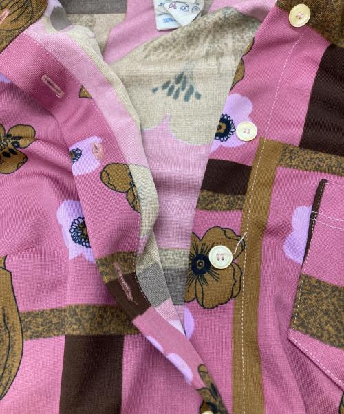 DOLCE & GABBANA（ドルチェ＆ガッバーナ）DOLCE & GABBANA (ドルチェ＆ガッバーナ) フラワープリントシャツワンピース ピンク サイズ:40の古着・服飾アイテム