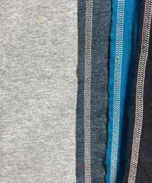 Rebuild by Needles（リビルドバイニードルス）Rebuild by Needles (リビルドバイニードルス) 再構築Tシャツ/Reconstructed T-shirt ブラック サイズ:ONESIZEの古着・服飾アイテム