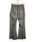 YOHEI OHNO (ヨウヘイオオノ) 千鳥格子チェックフレアパンツ/Houndstooth plaid flare pants グレー サイズ:36：16000円
