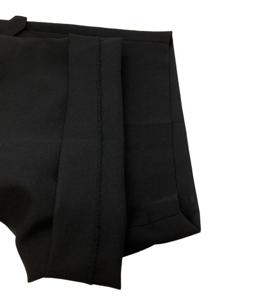 DAIRIKU（ダイリク）DAIRIKU (ダイリク) Jerome Wool Gurkha Half Slacks/ジェローム ハイウエスト ワイド グルカハーフスラックス ブラック サイズ:Mの古着・服飾アイテム