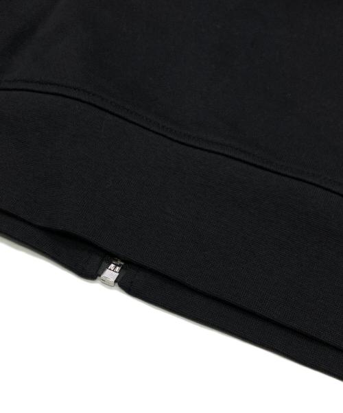 Calvin Klein Jeans（カルバンクラインジーンズ）Calvin Klein Jeans (カルバンクラインジーンズ) モノグラムテリークロップドパーカー ブラック サイズ:XSの古着・服飾アイテム
