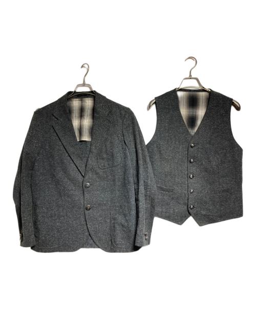 The Stylist Japan（ザスタイリストジャパン）The Stylist Japan (ザスタイリストジャパン) 2ピースセット ジャケット＆ジレ/2-Piece Set: Jacket & Gilet グレー サイズ:Sの古着・服飾アイテム