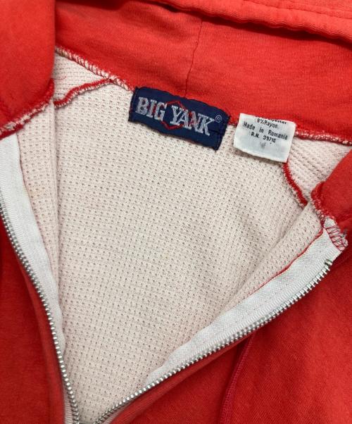 BIG YANK（ビッグヤンク）BIG YANK (ビッグヤンク) 80s 裏サーマルパーカー レッド サイズ:不明(実寸参照）の古着・服飾アイテム
