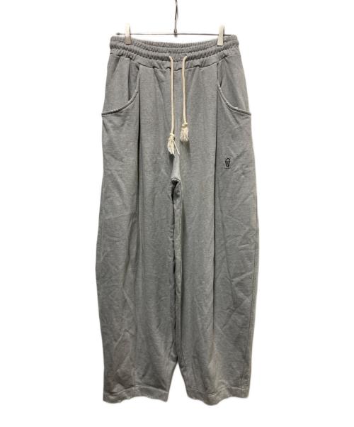 ANGLAN（アングラン）ANGLAN (アングラン) ESEELMI ワイドスウエットバルーンパンツ グレー サイズ:Freeの古着・服飾アイテム