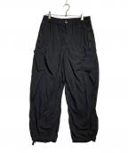 Denhamデンハム）の古着「NYLON CARGO TROUSERS/ナイロンカーゴトラウザー」｜ブラック