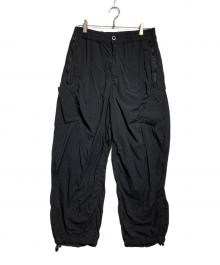 Denham（デンハム）の古着「NYLON CARGO TROUSERS/ナイロンカーゴトラウザー」｜ブラック