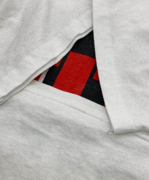 Hanes（ヘインズ）Hanes (ヘインズ) I'M FIT PERDUE PRINT COLLEGE T-SHIRT ホワイト サイズ:Lの古着・服飾アイテム