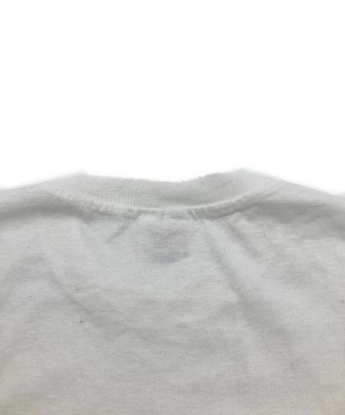 Hanes（ヘインズ）Hanes (ヘインズ) I'M FIT PERDUE PRINT COLLEGE T-SHIRT ホワイト サイズ:Lの古着・服飾アイテム