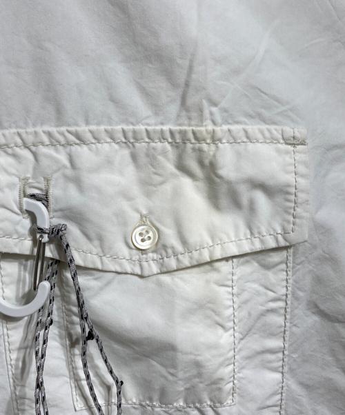 and wander（アンドワンダー）and wander (アンドワンダー) CORDURA typewriter long shirt/コーデュラタイプライターシャツ ベージュ サイズ:2の古着・服飾アイテム