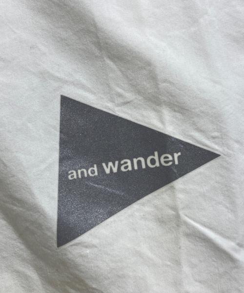 and wander（アンドワンダー）and wander (アンドワンダー) CORDURA typewriter long shirt/コーデュラタイプライターシャツ ベージュ サイズ:2の古着・服飾アイテム