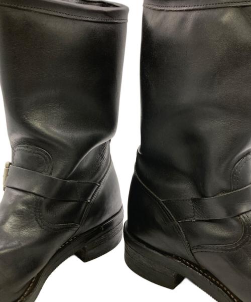 CHIPPEWA（チペワ）CHIPPEWA (チペワ) エンジニアブーツ ブラック サイズ:SIZE 10E　(28cm)の古着・服飾アイテム
