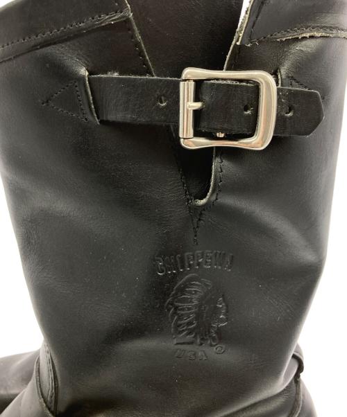 CHIPPEWA（チペワ）CHIPPEWA (チペワ) エンジニアブーツ ブラック サイズ:SIZE 10E　(28cm)の古着・服飾アイテム
