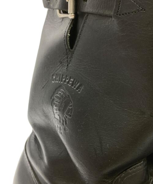 CHIPPEWA（チペワ）CHIPPEWA (チペワ) エンジニアブーツ ブラック サイズ:SIZE 10E　(28cm)の古着・服飾アイテム