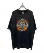 HARLEY-DAVIDSONハーレーダビッドソン）の古着「プリントTシャツ」｜ブラック