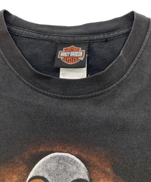 HARLEY-DAVIDSON（ハーレーダビッドソン）HARLEY-DAVIDSON (ハーレーダビッドソン) プリントTシャツ ブラック サイズ:XLの古着・服飾アイテム