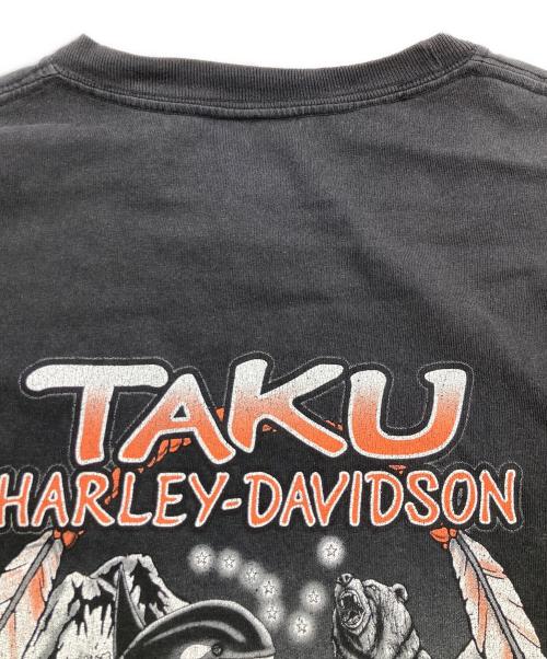 HARLEY-DAVIDSON（ハーレーダビッドソン）HARLEY-DAVIDSON (ハーレーダビッドソン) プリントTシャツ ブラック サイズ:XLの古着・服飾アイテム
