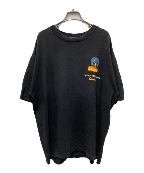 HARLEY-DAVIDSON（ハーレーダビッドソン）HARLEY-DAVIDSON (ハーレーダビッドソン) アートプリントTシャツ ブラック サイズ:XLの古着・服飾アイテム