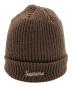 Supreme（シュプリーム）の古着「ニットキャップ」｜ブラウン